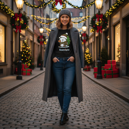 Spin | Unisex Bio-Langarmshirt - Christmas Collection SnowSpin