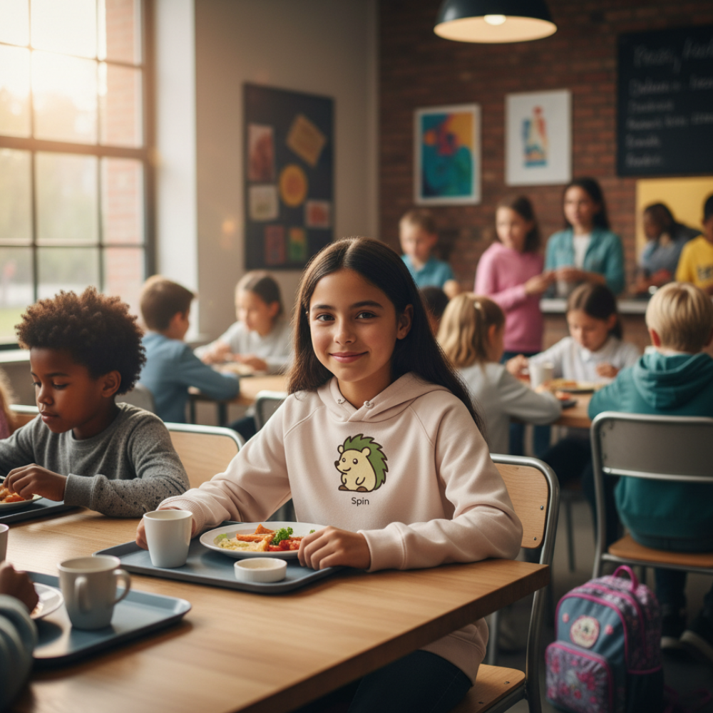 Spin | Kinder Bio-Kapuzensweatshirt - Spin Collection