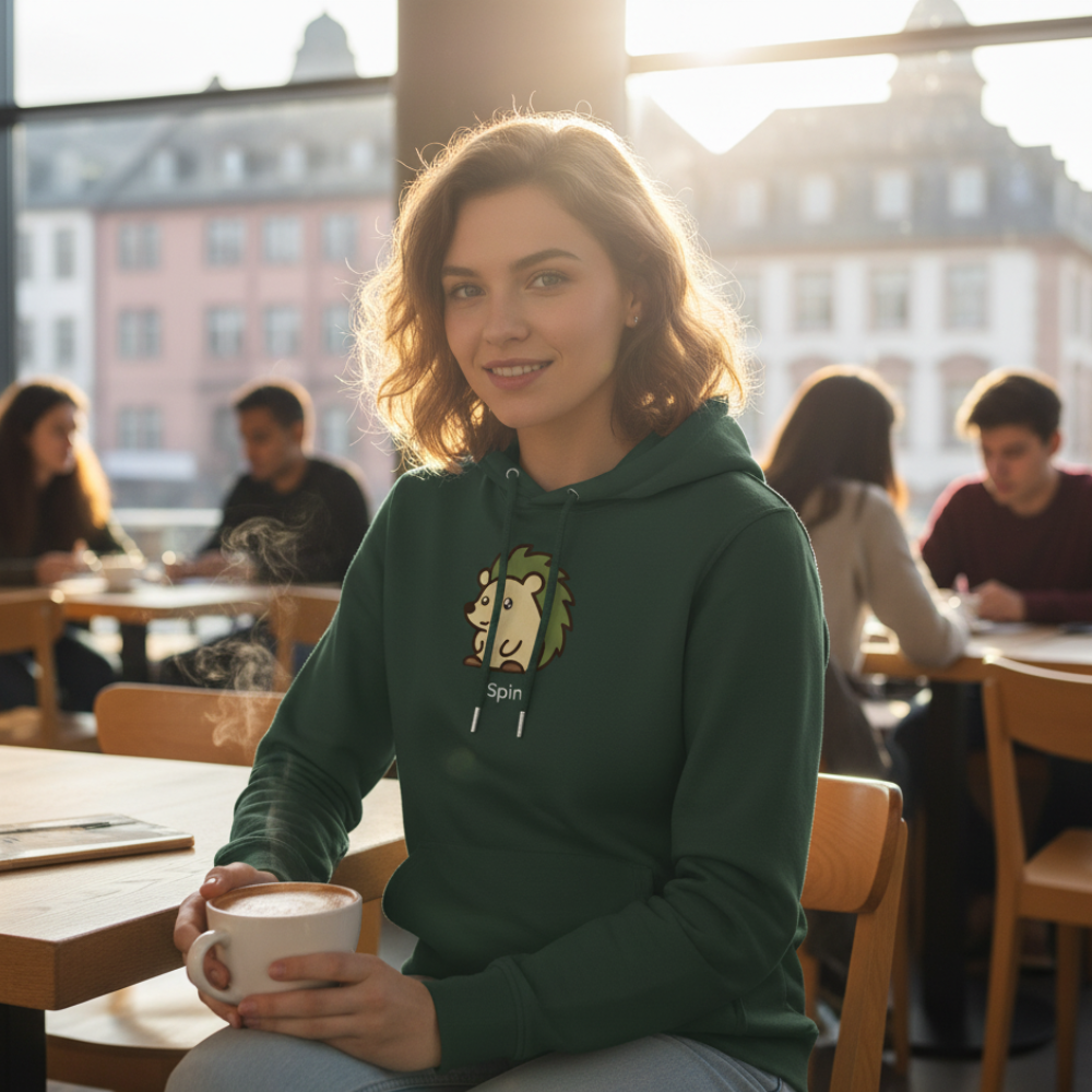 Spin | Unisex Bio-Kapuzensweatshirt - Spin Collection