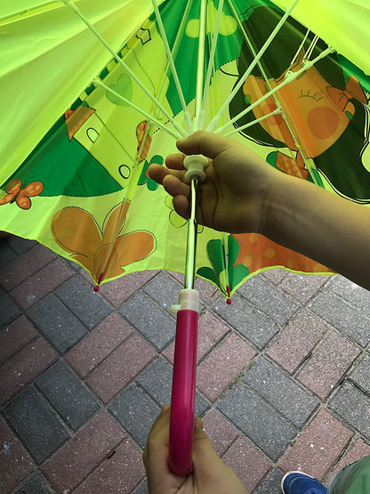 Heckbo | Regenschirm - Prinzessin Grün/Gelb