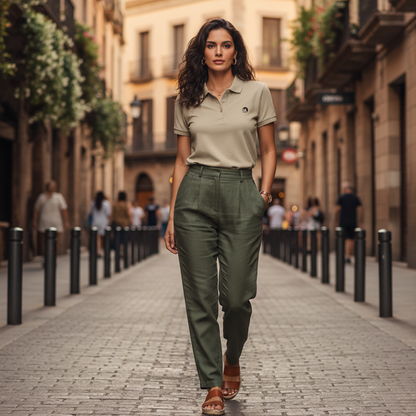 Spin | Damen Bio-Polo - Spin Collection