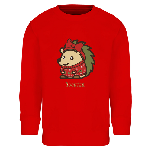 Spin | Mädchen Recycling-Weihnachtspullover - Nachhaltige Christmas Collection Family Edition