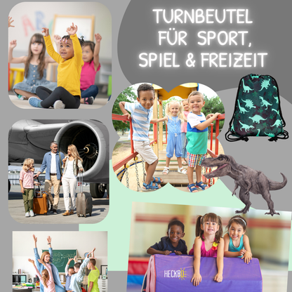 Heckbo | Kinder Turnbeutel - Dinosaurier