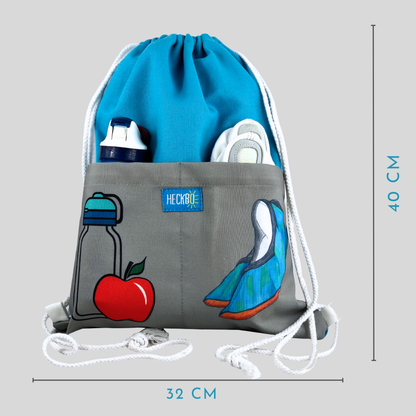 Heckbo | Kinder Turnbeutel - 2 Taschen