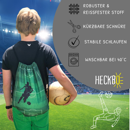 Heckbo | Kinder Turnbeutel - Fußball