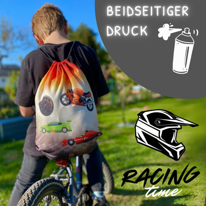 Heckbo | Kinder Turnbeutel - Racing