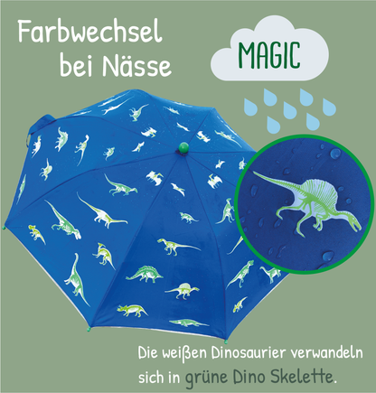 Heckbo | Magic Regenschirm für Kinder - Dino