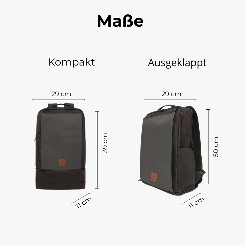 CITYC 2 in 1 Reiserucksack Schwarz