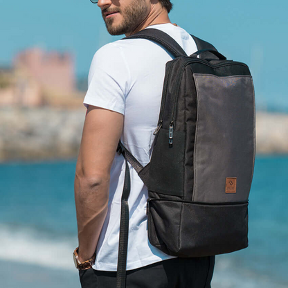 CITYC 2 in 1 Reiserucksack Schwarz