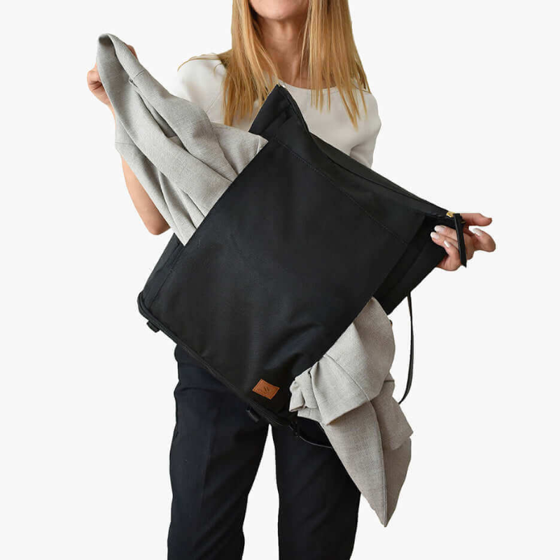 DAKOTA 3 in 1 Rucksack & Umhängetasche Schwarz